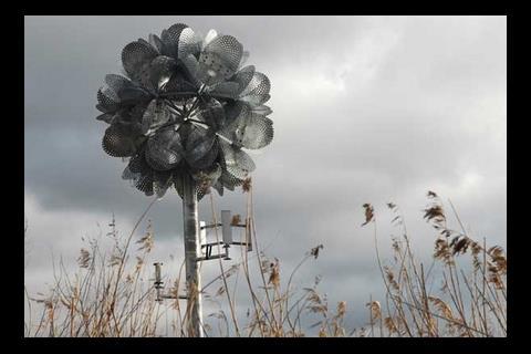 Tonkin Liu&#700;s Future Flower on banks of River Mersey in Widnes